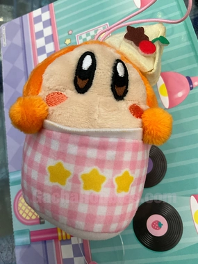 FuRyu Hoshi no Kirby Waddle Dee Ice Cream Cup Small Plush Keychain (In-stock) Digital Sculpt