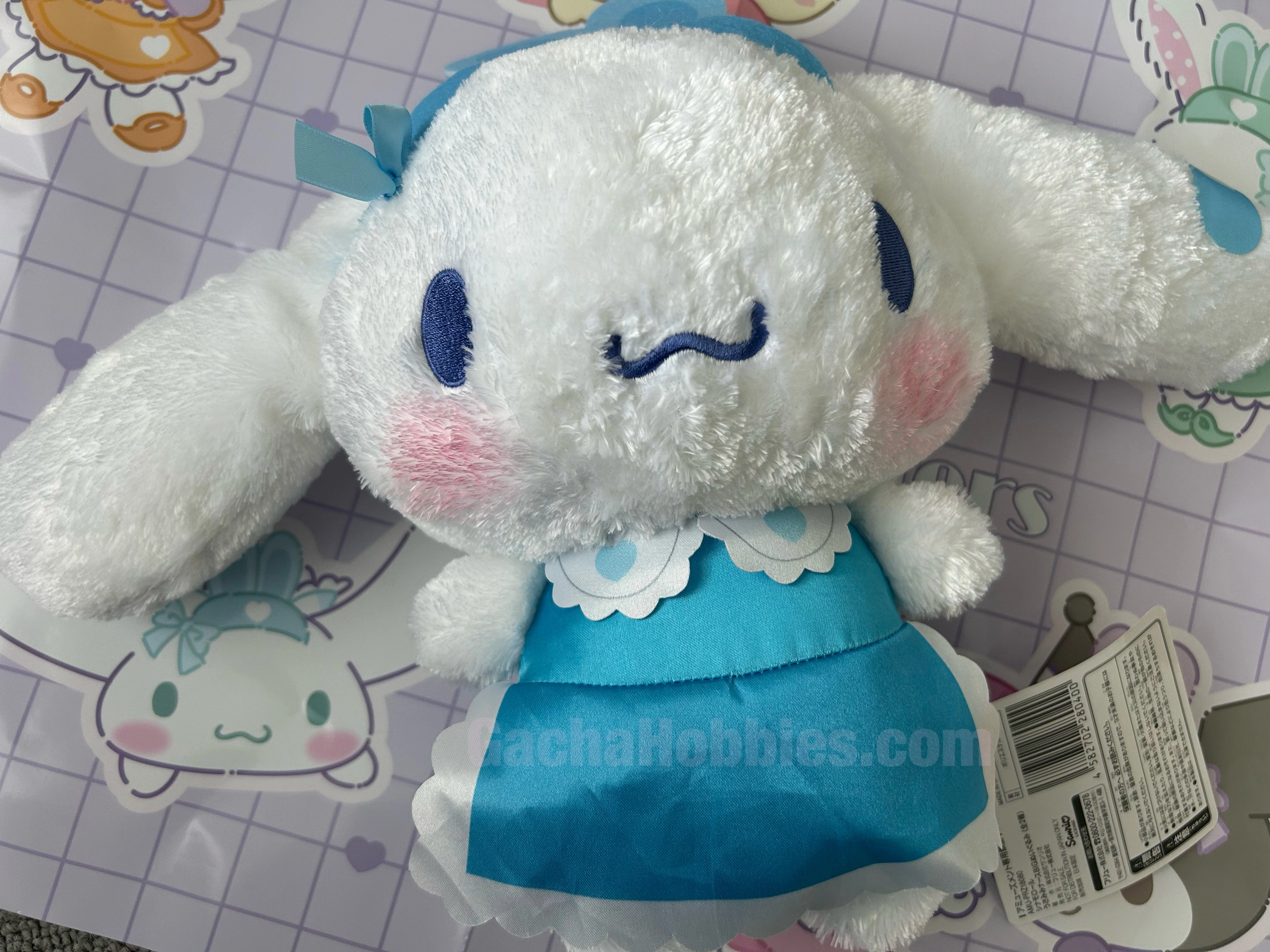 FuRyu Sanrio Cinnamoroll Blue Bunny Medium Plush (In-stock) Art Collection Fine Detail