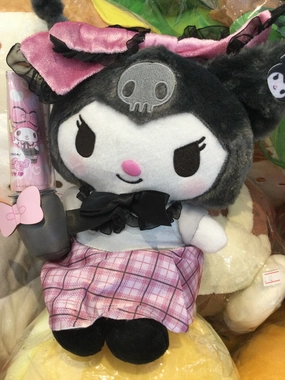 FuRyu Sanrio Kuromi Idol Fans Activity Small Plush (In-stock) Tropical theme