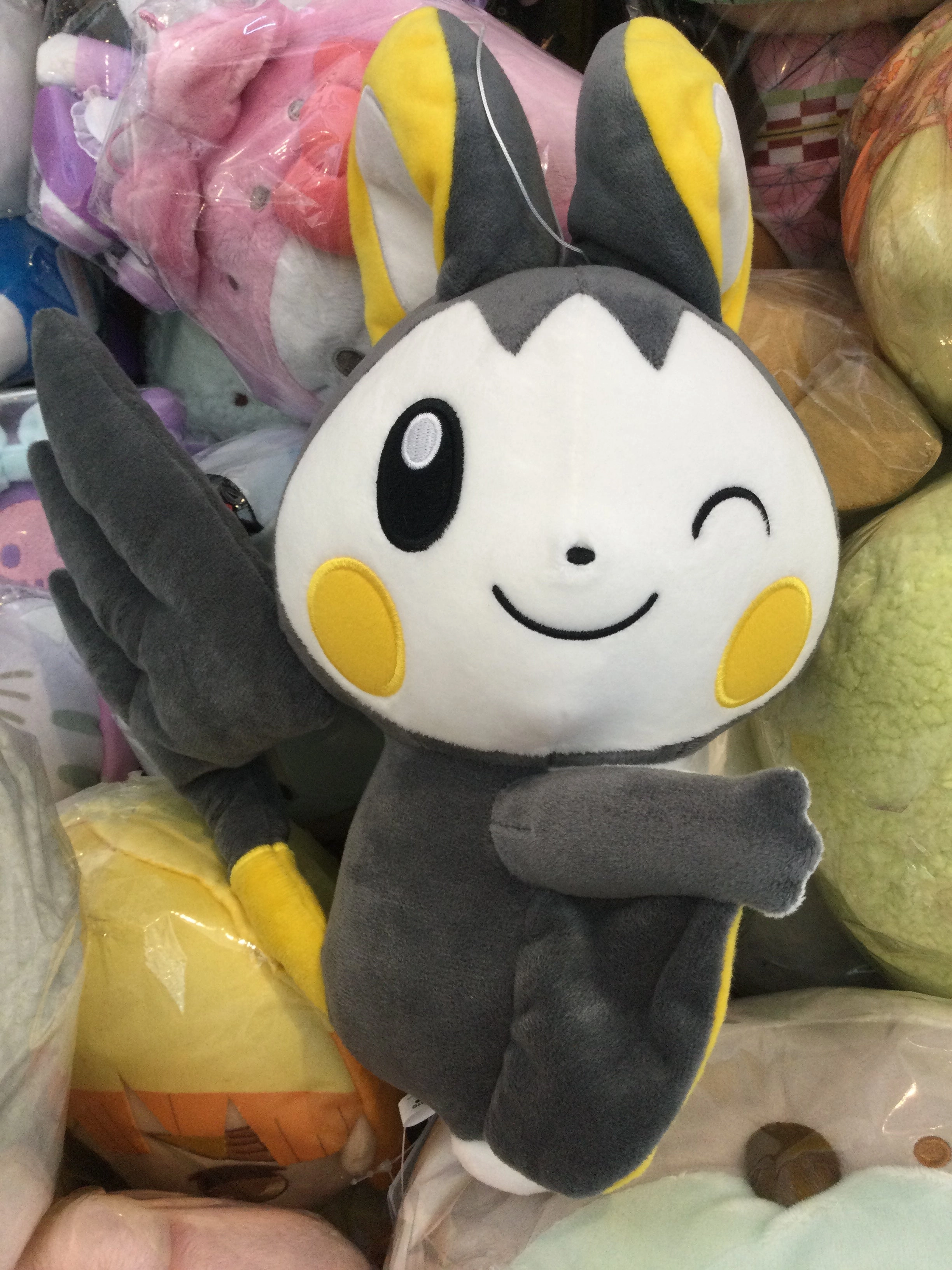 Pokemon Scarlet and Violet Emolga Medium Plush (In-stock) Superhero Piece Role Playing