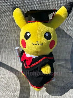 Graduation Pokemon Innocent Pikachu Medium Plush Anime Statue Movie Product