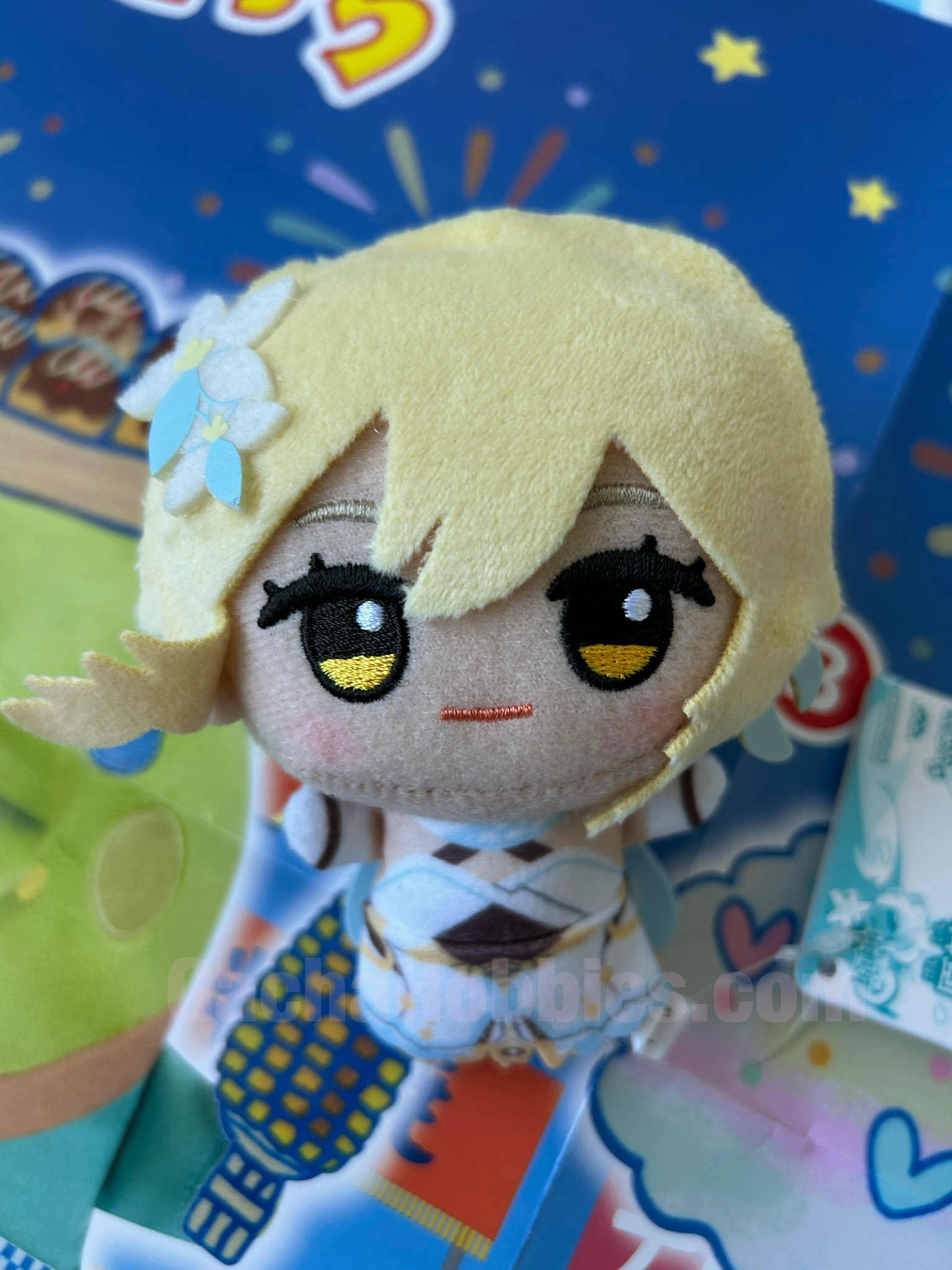 Genshin Impact Female Traveler Lumine Small Plush Keychain (In-stock) Poseable Figure Universal Appeal