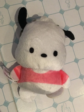 Sanrio Characters Hapidanbui Pochacco Classic Small Plush Keychain (In-stock) Spacecraft Model