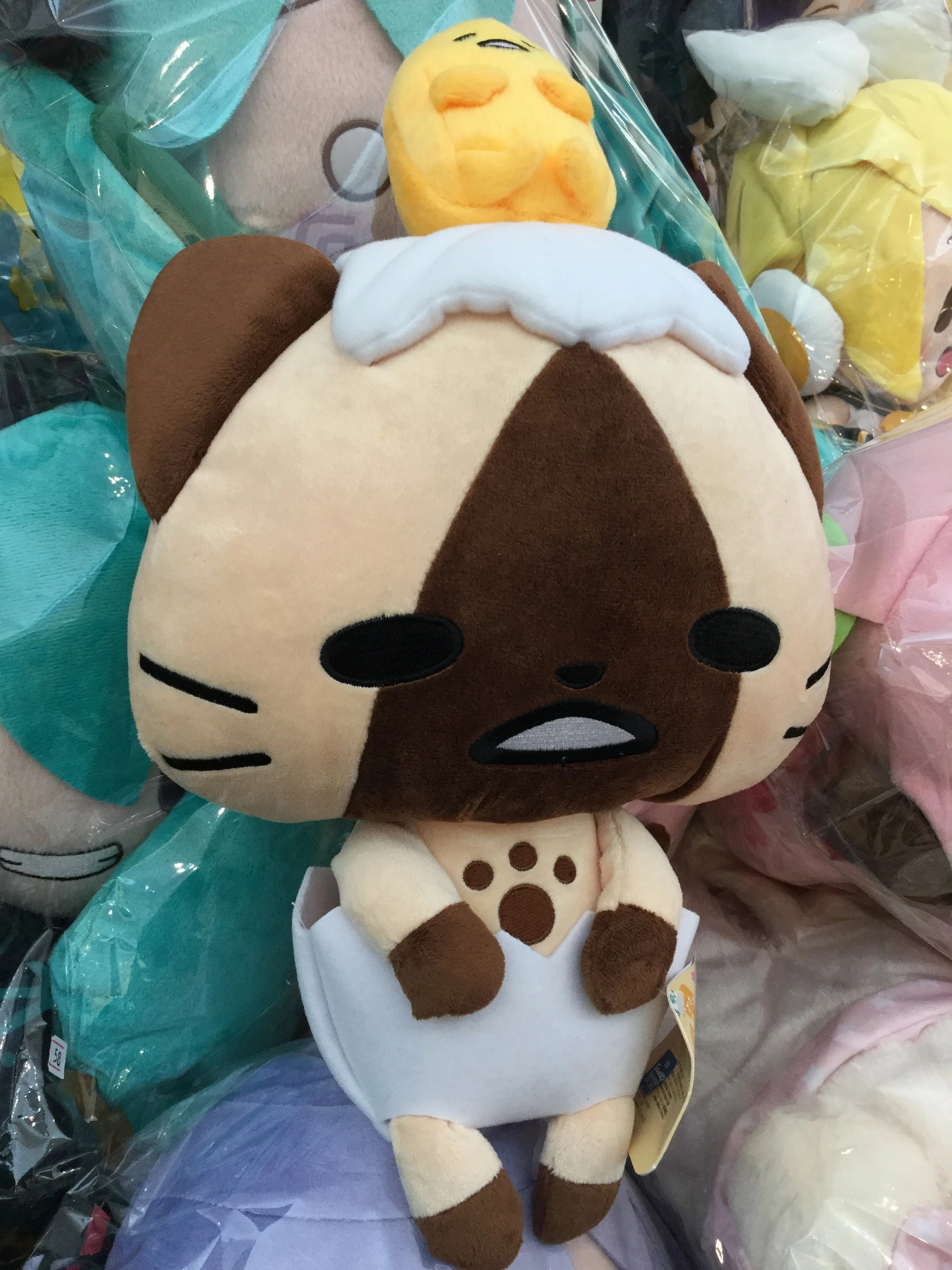 Popular Character Anime Merchandise Gudetama x Monster Hunter Felyne Cat Medium Plush Type A (In-stock)