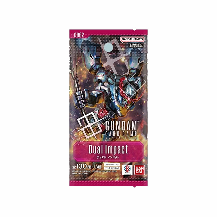 Fine Detail GUNDAM CARD CAME Booster Pack Dual Impact [GD02] ?C?? ???_ ????