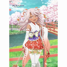 Movie "Movie Fate/Kaleid Liner Prisma Illya: Licht - The Nameless Girl" New Illustration B2 Wall Scroll (Chloe / Shrine Maiden) Double Suede(Pre-order) Robot Unit