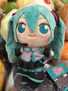 Gaming Object Hatsune Miku Classic Outfit Standing Small Plush (In-stock)