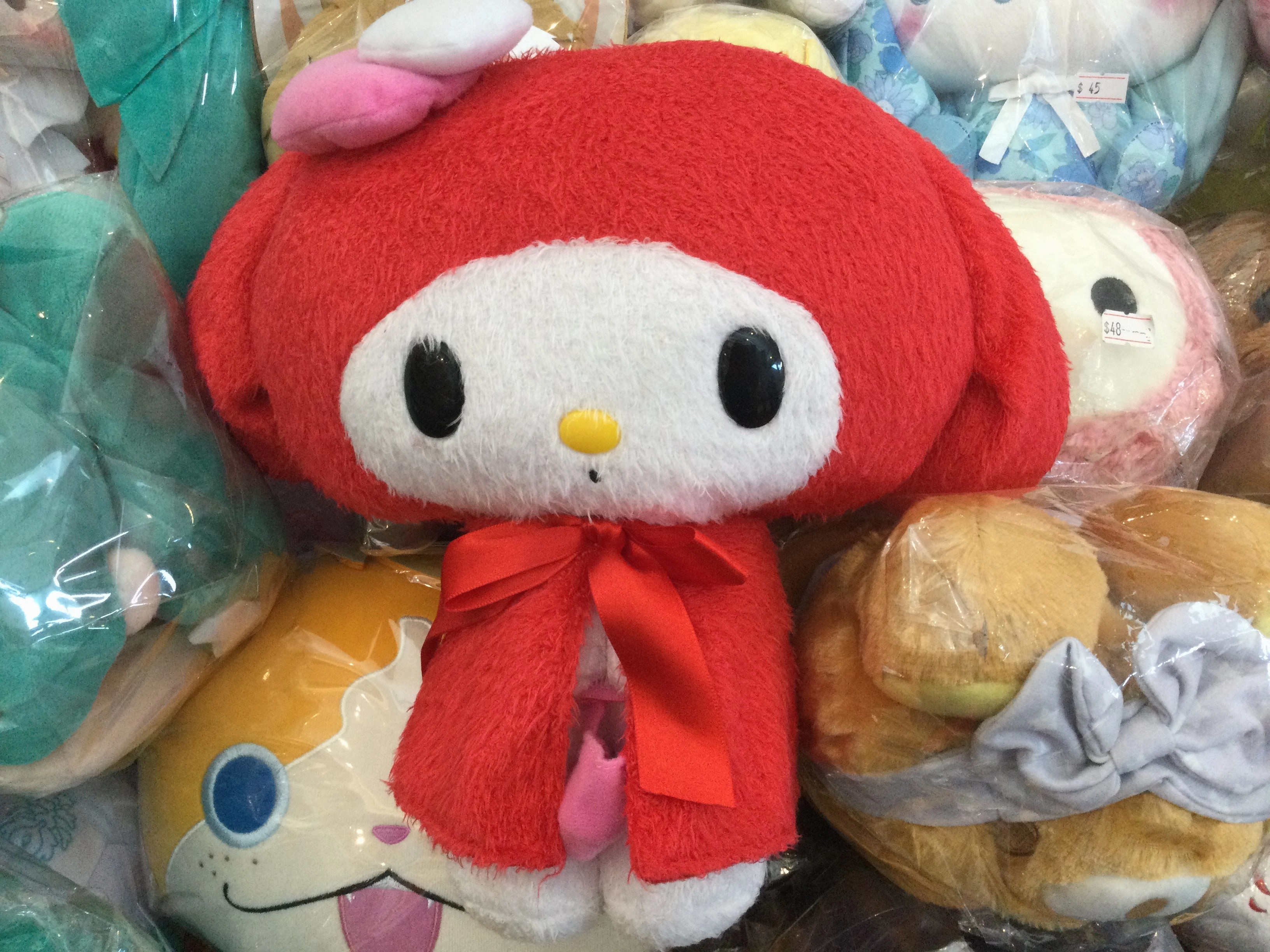 FuRyu Sanrio My Melody Red Riding Hood Medium Plush (In-stock) Sports Player