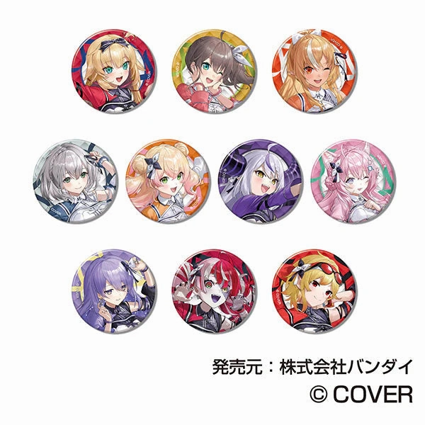 hololive 6th fes. Color Rise Harmony CAN Badge B (set of 10) ???? ???? ???? Designer Merchandise Sky Animal
