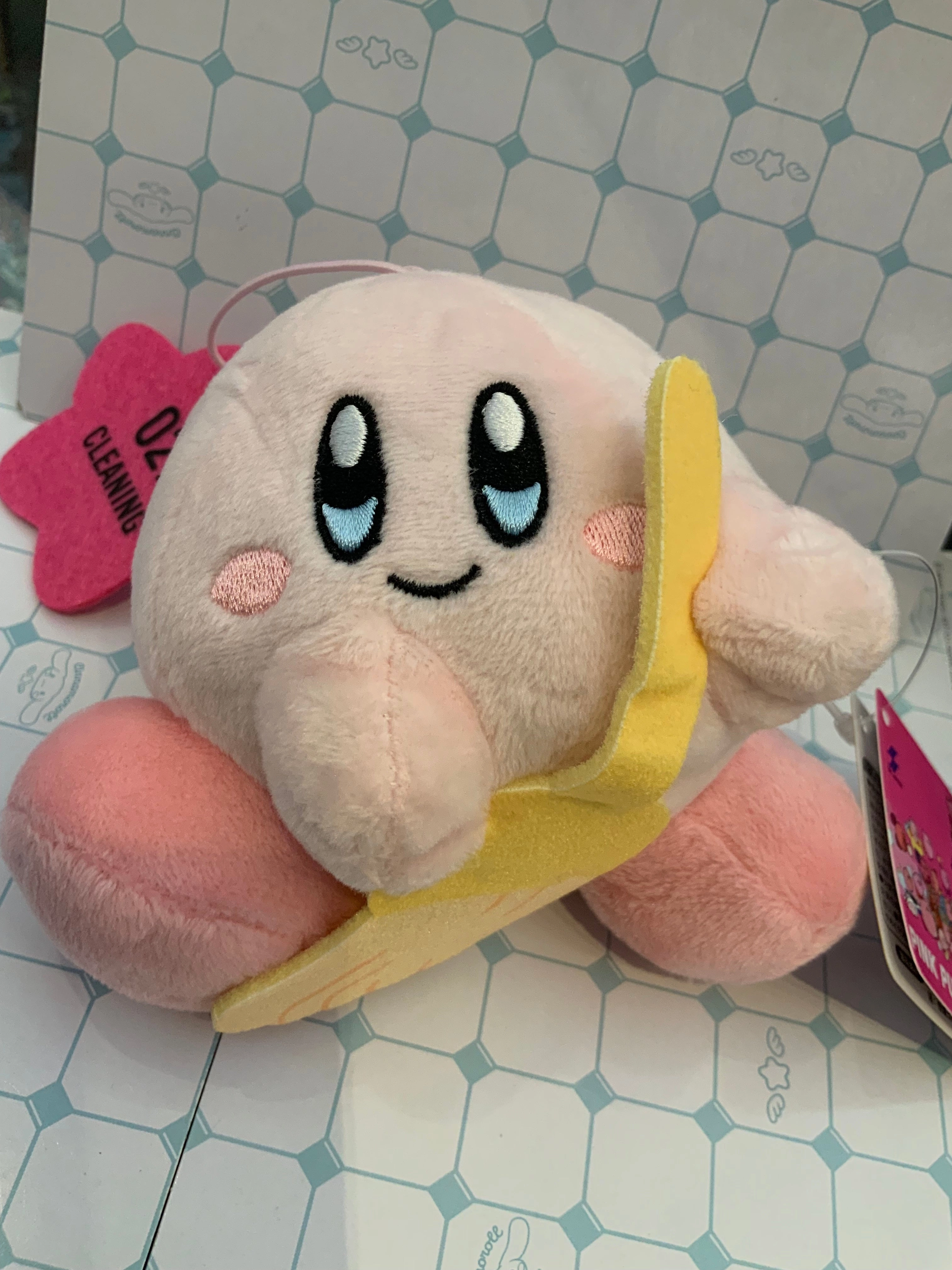 Hoshi no Kirby 30th Anniversary Plush Keychain Cleaning Ver. (In-stock) Child Safe Award winning