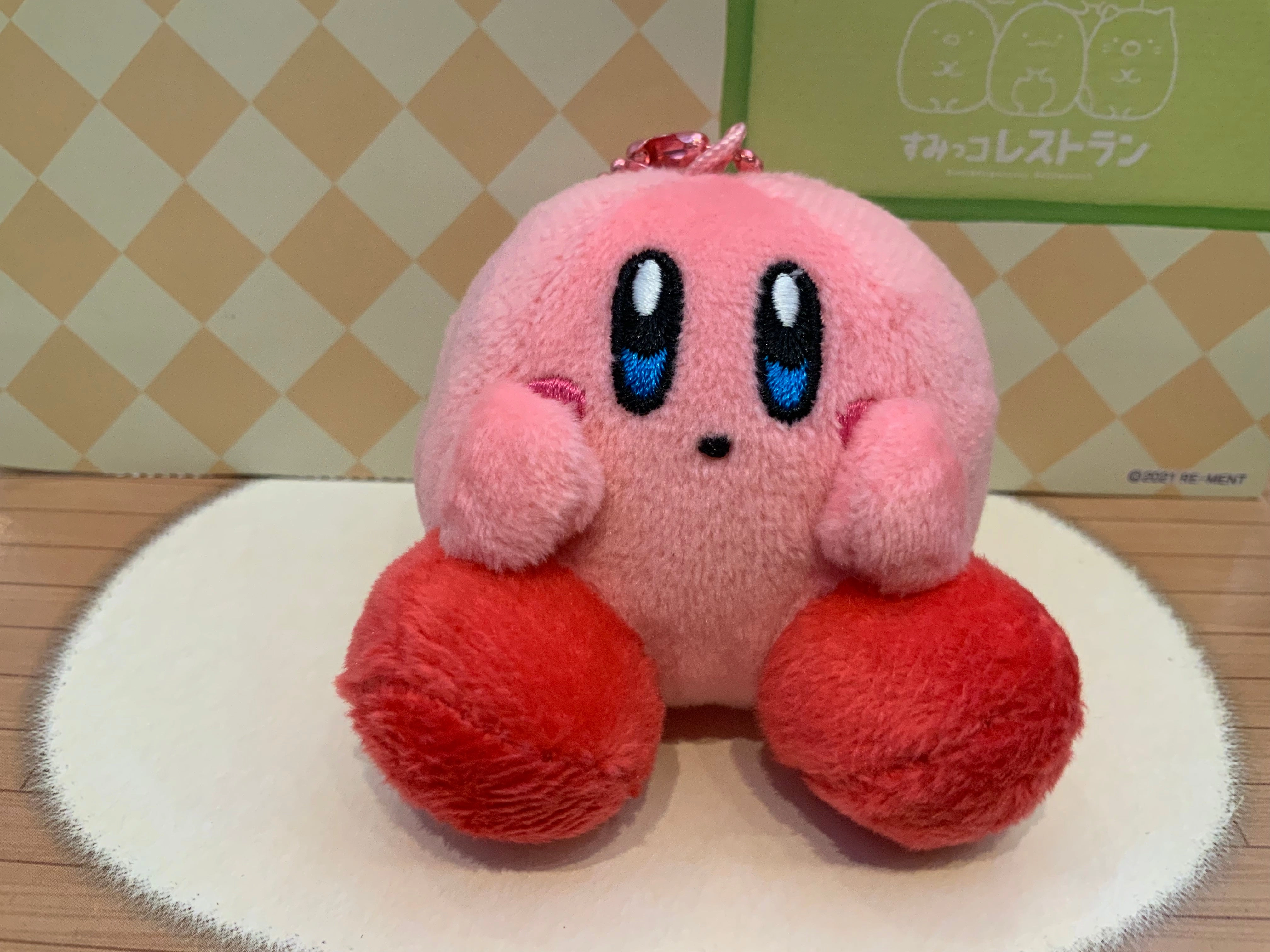 Miniature Merchandise Universal Theme Hoshi no Kirby Chubby Small Plush Keychain Type D (In-stock)