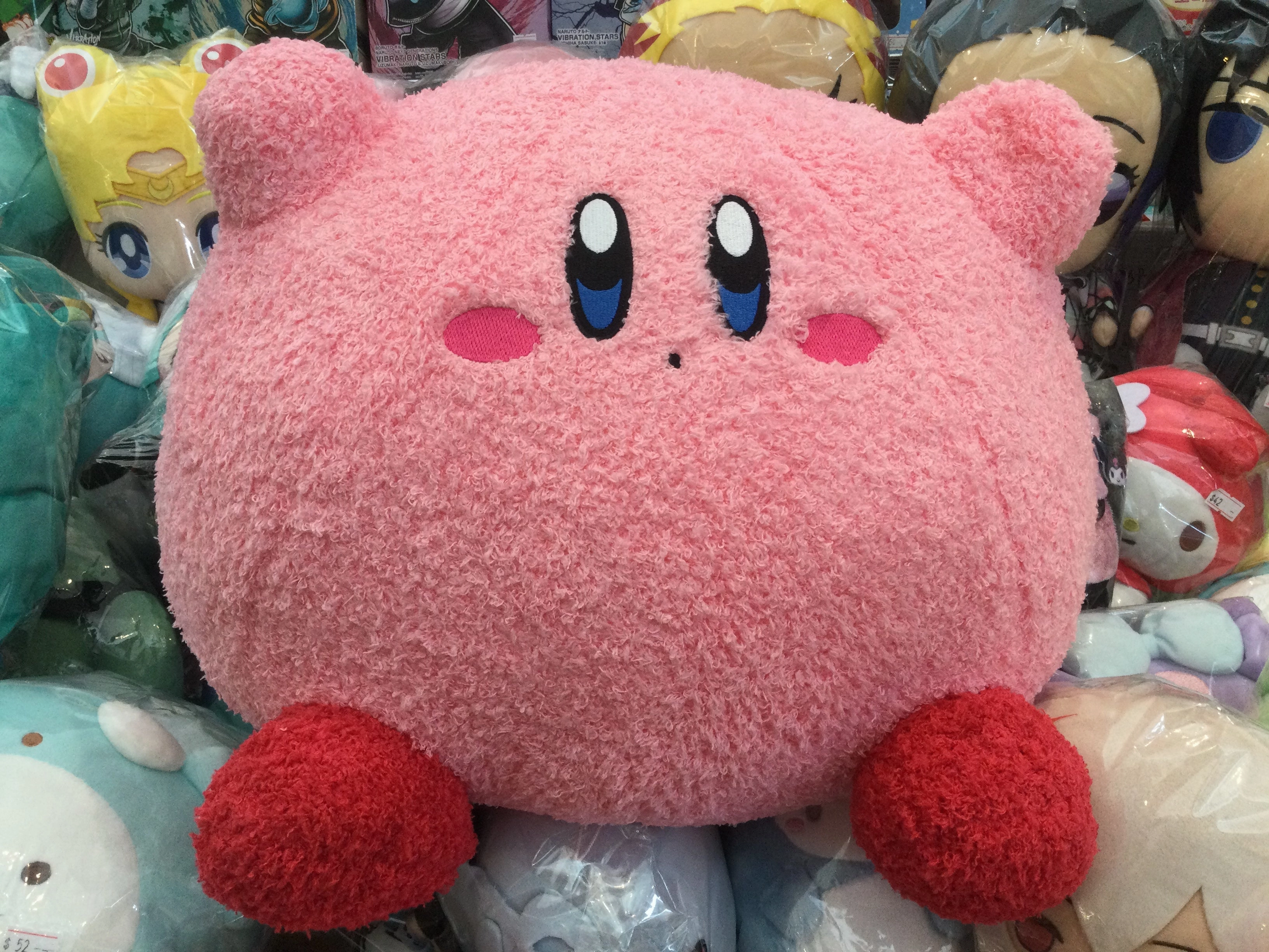 Hoshi no Kirby Inhale Furry Large Plush (In-stock) Action Pose