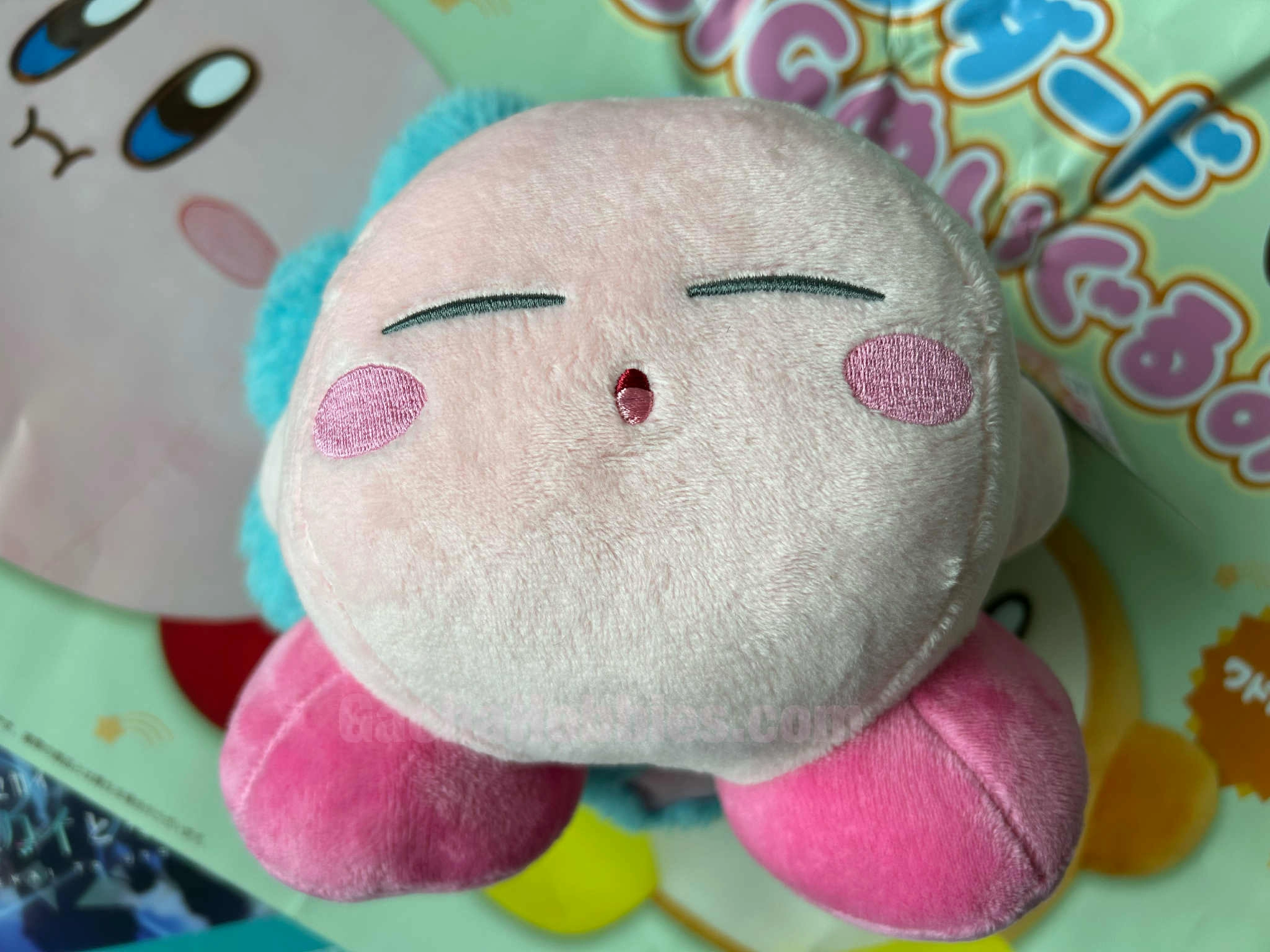 Art Hobby Hoshi no Kirby Sleeping on Blue Cloud Medium Plush (In-stock)