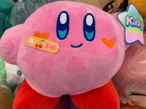 Hoshi no Kirby with Kirby Star and Cherry Bandaid Medium Plush (In-stock) Dorm Room