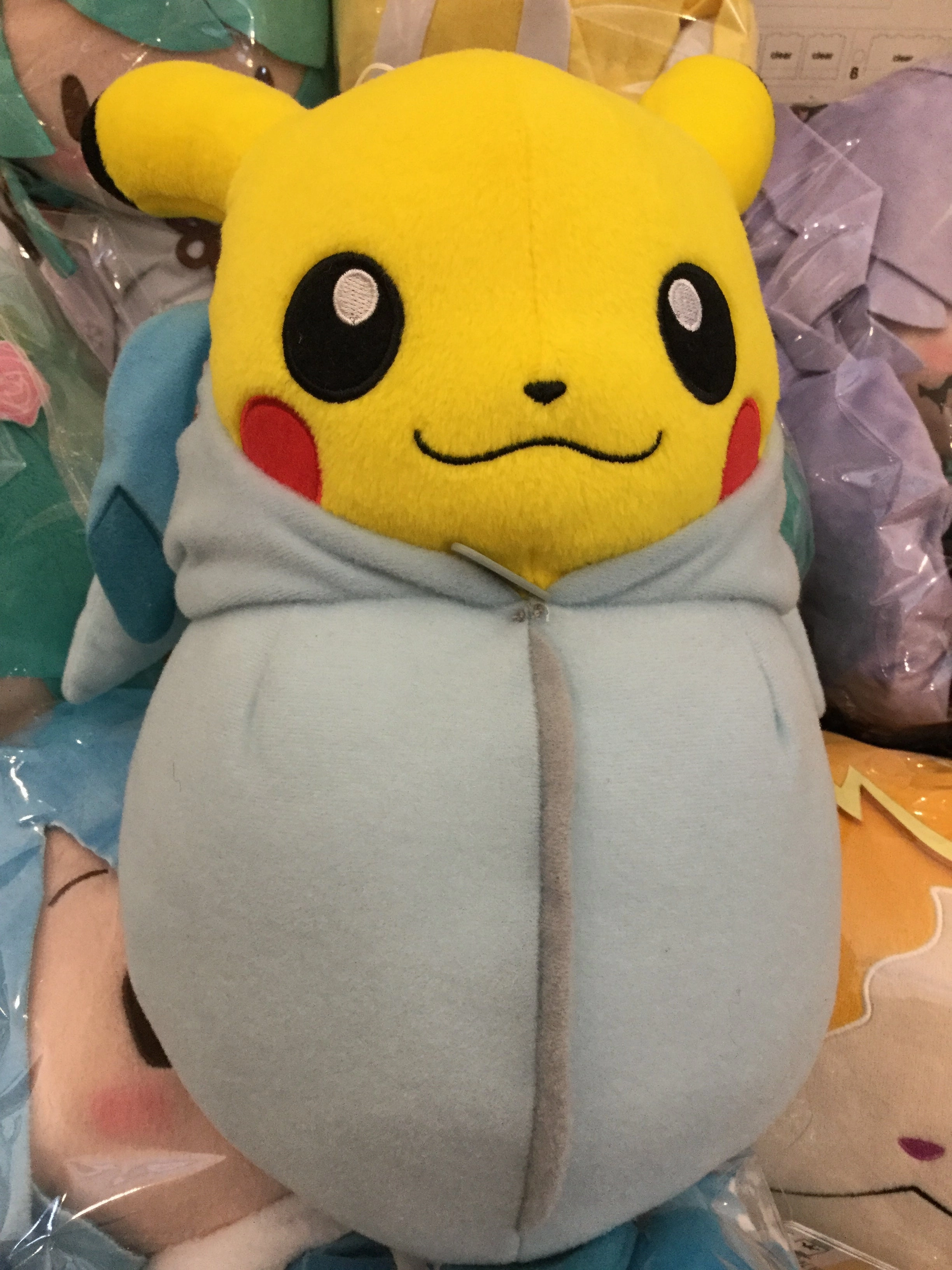 Pokemon Pikachu Glaceon Nebukuro Collection Medium Plush (In-stock) Recognition Gift