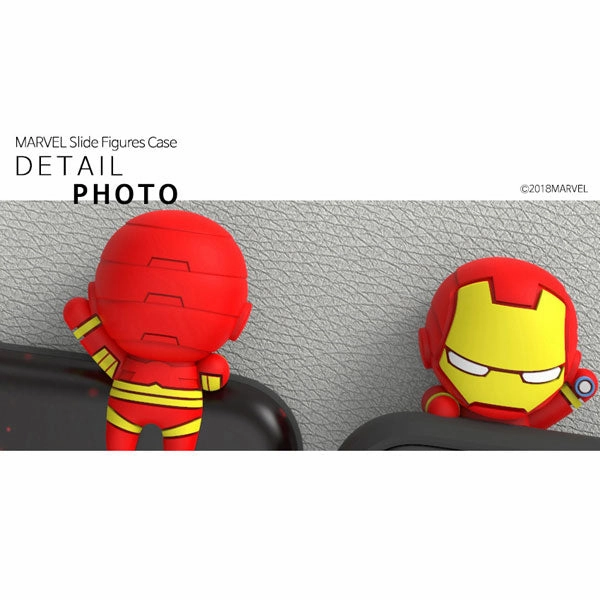 Designer Piece TV show Marvel Ironman Mini Figure Slide Bumper Card Slot S2 iPhone Case