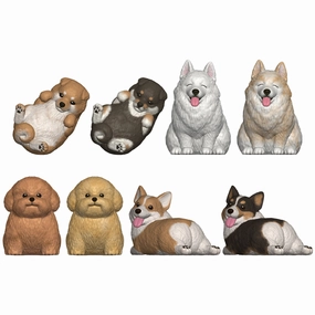 Anime Collectible Travel Souvenir MOCCHIRI KORORIN ?DOGS W/O GUM (set of 8) ??