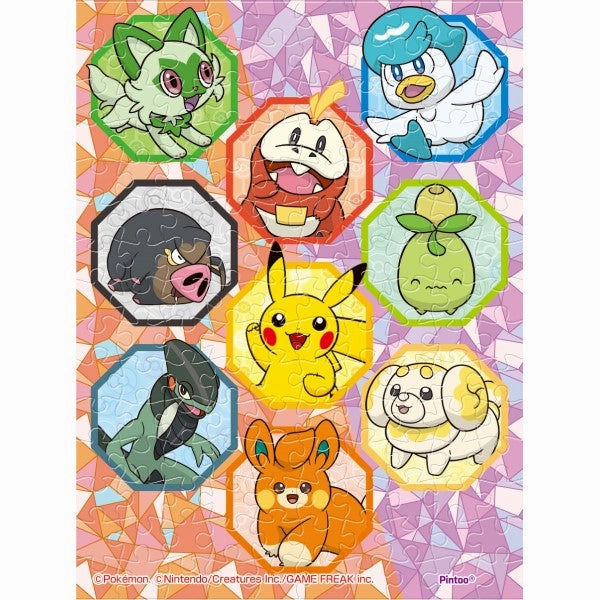 Jigsaw Mame Puzzle 150 Pieces MA-C13 Pokemon Puzzle [Pikachu & Pokemon of Paldea region] ???????` ???? ???? ???? ?D Stylized Art