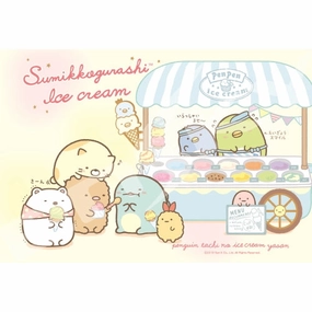 Metal Craft Amateur Hobby Jigsaw Puzzle - Sumikko Gurashi Penpen Ice Cream 300pcs (300-1354) & Frame