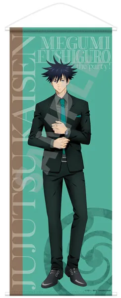 Jujutsu Kaisen Life-size Wall Scroll Megumi Fushiguro Party ver. Kaiju Statue Gift For Her