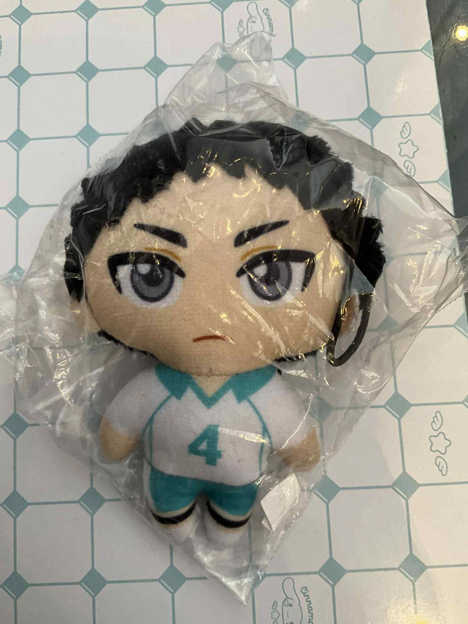 Movie Decor K2 Station Haikyuu Characters Small Chubby Plush Keychain Vol.2 6 Pieces Set (In-stock)