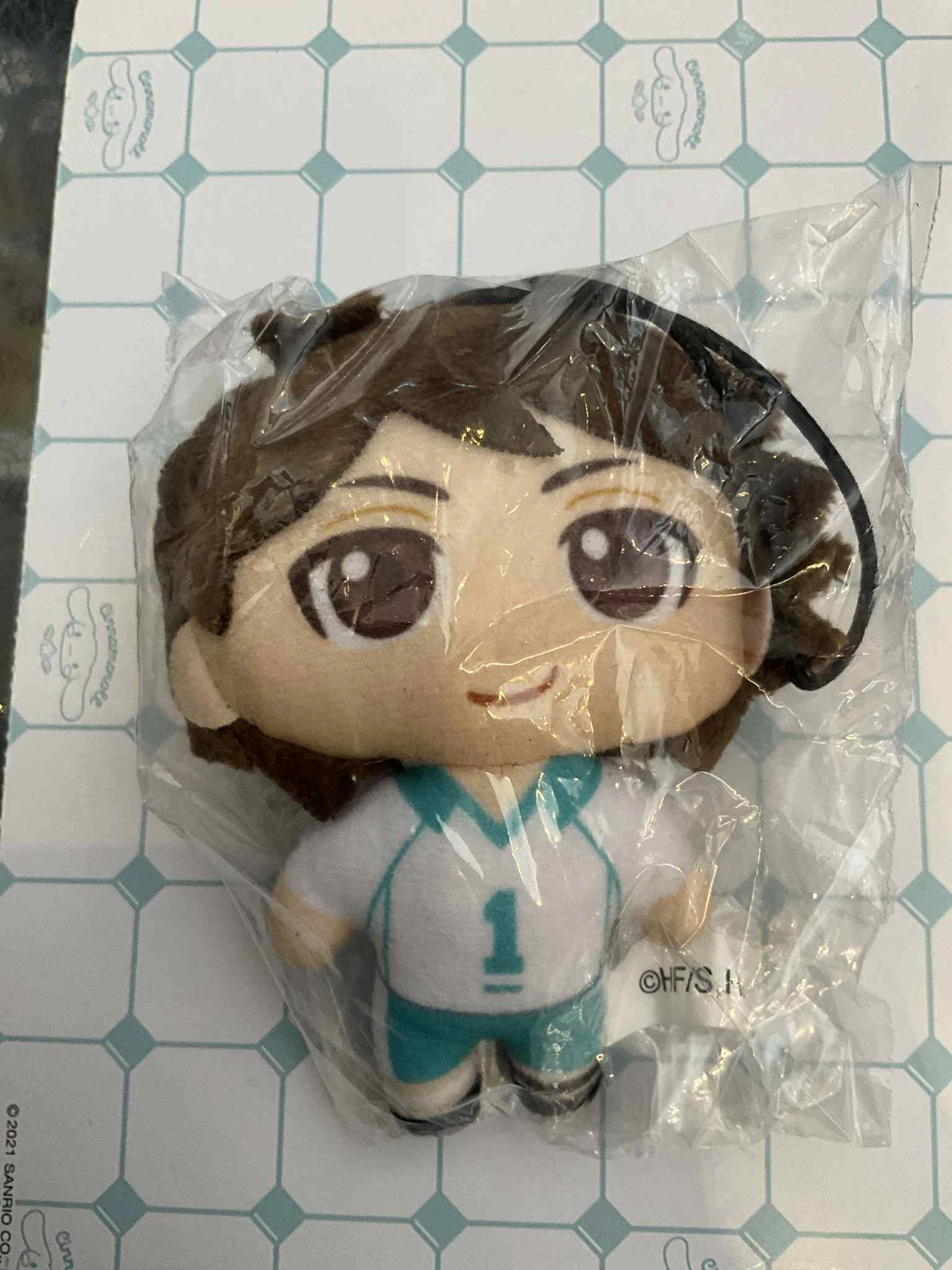 K2 Station Haikyuu Characters Small Chubby Plush Keychain Vol.2 6 Pieces Set (In-stock) Artisan Partnership Character Object