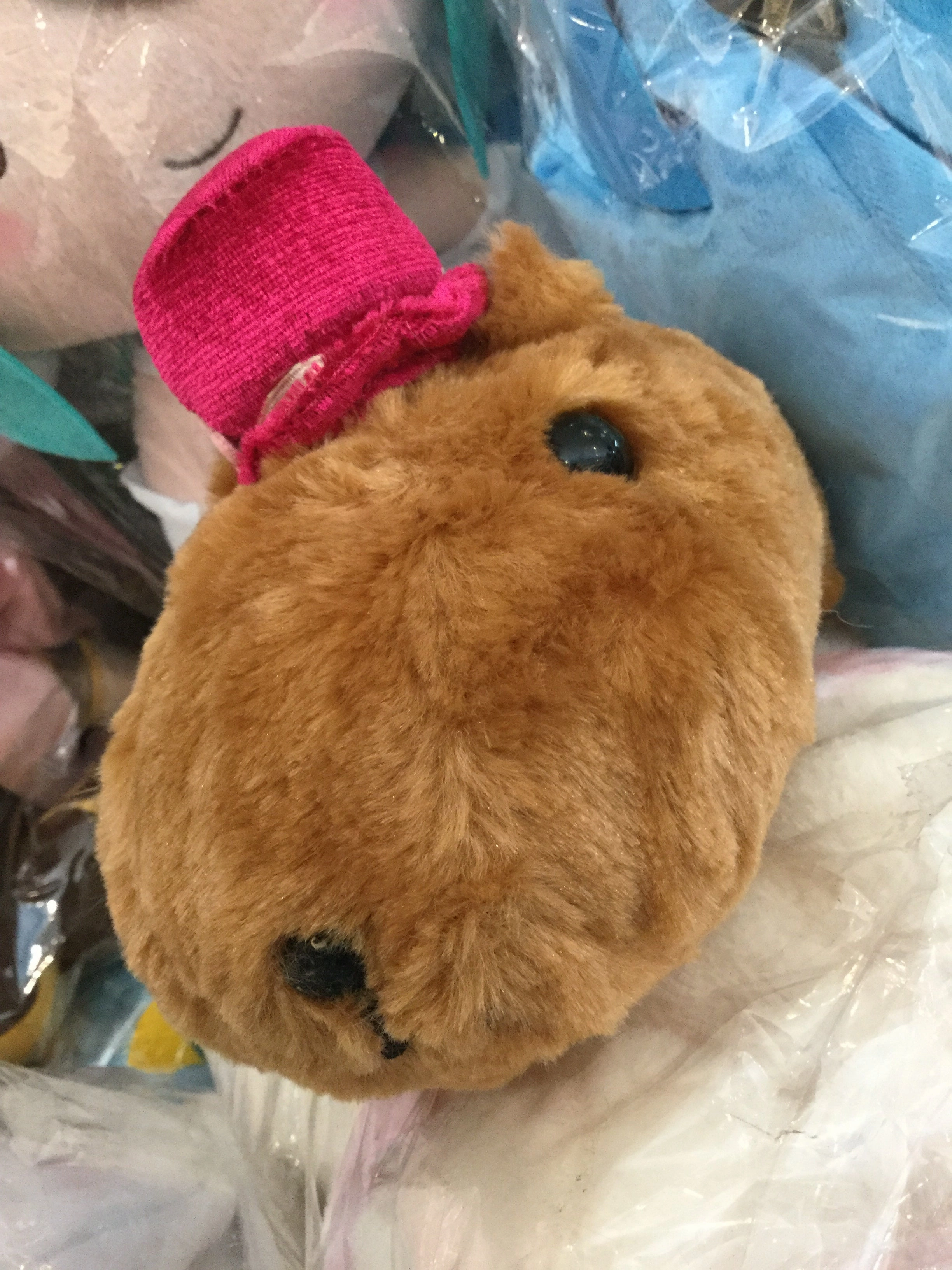 Kapibara-San With Pink Hat Small Plush (In-stock) Game Merchandise