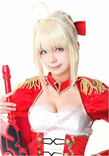 Artisanal Product Bluetooth enabled "Fate/Grand Order" Nero Claudius style cosplay wig