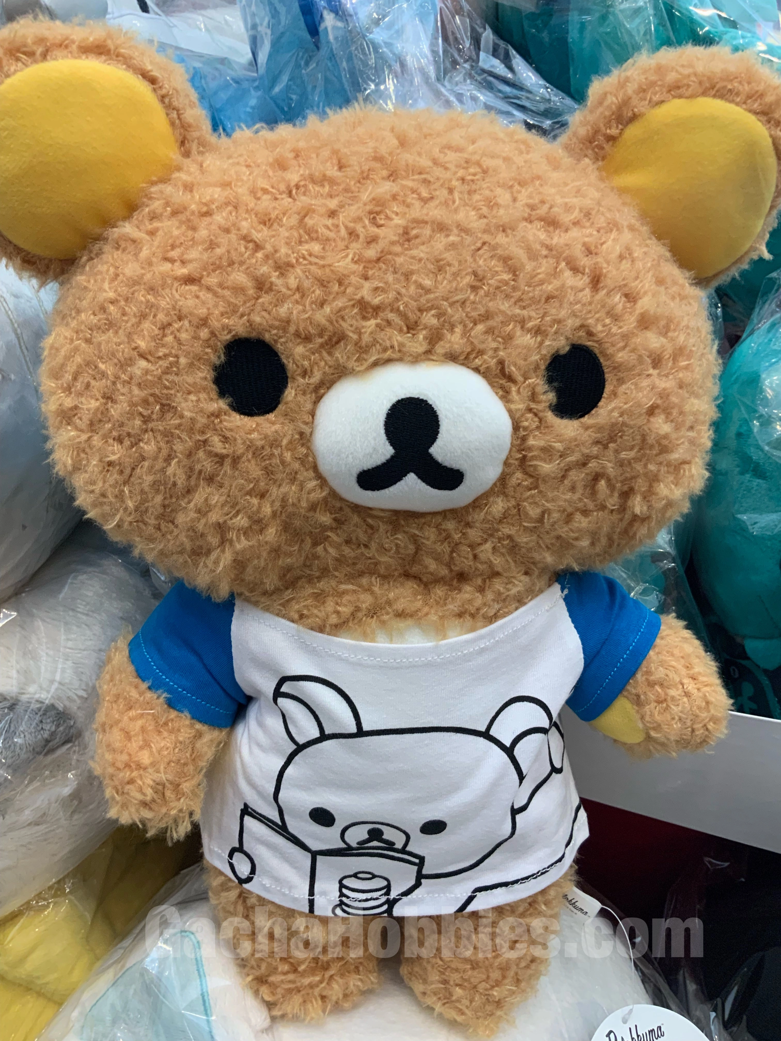 Premium Art Action figure Rilakkuma Furry Plush with T-Shirt Brown (In-stock)