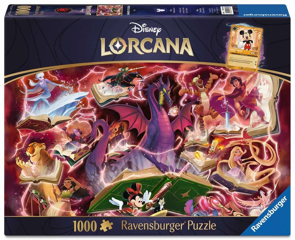 LORCANA - Rubis - Puzzle 1000P   1 carte promo Impressionist Art Mobile Game