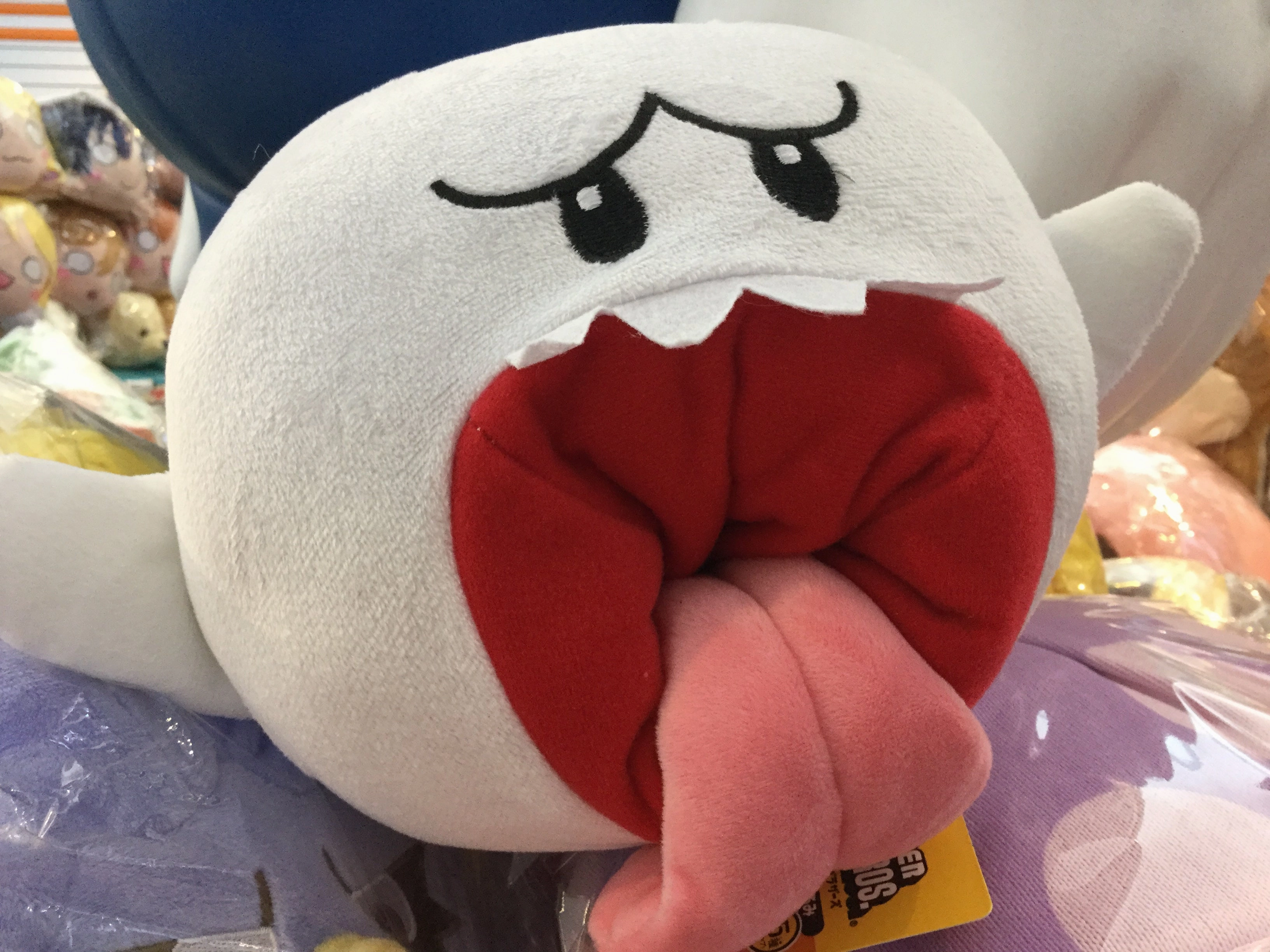 Mario Bros King Boo Medium Plush (In-stock) Premium Model
