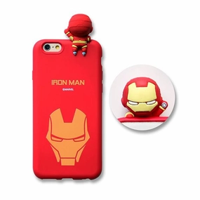 Marvel Avengers Ironman Jelly Figure Soft iPhone Case Super Deformed
