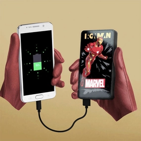 Marvel Ironman Lumina 6000mah Power Bank Street Art