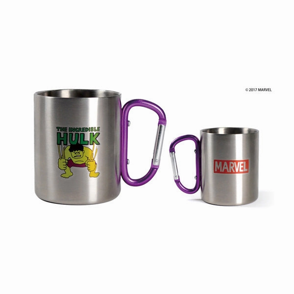 Cartoonish Design Marvel Karabiner Mug POP Hulk Ironman Spiderman Captain America