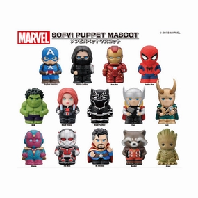 MARVEL Soft Vinyl Puppet Mascot Box Set (Set of 14) Chibi Collectible