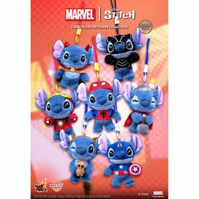 Marvel Stitch - Cosbi Plush Keychain Collection (box of 6) ???? ???? ??S?? Gift Bundle