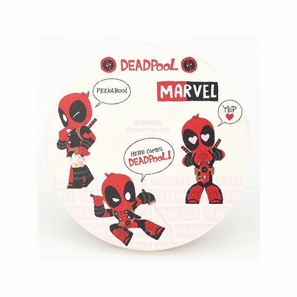 Marvel Water Absorption Cup Coaster - Thor & Loki/ Deadpool Designer Sculpture