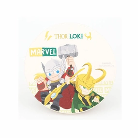 Non toxic Character Art Marvel Water Absorption Cup Coaster - Thor & Loki/ Deadpool