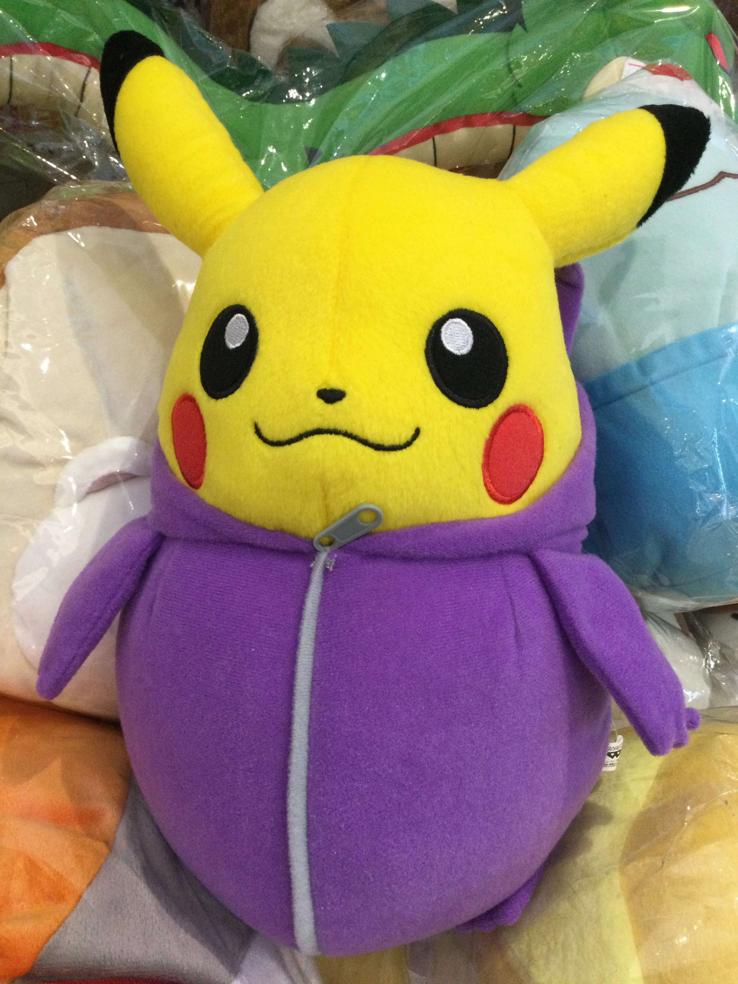 Pokemon Nebukuro Collection Pikachu x Gengar Medium Plush (In-stock) Vinyl Decor National Symbol