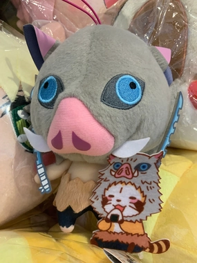 Kimetsu no Yaiba Demon Slayer x Rasca Inosuke Hashibira Medium Plush Keychain (In-stock) Contemporary Art Gift For Her
