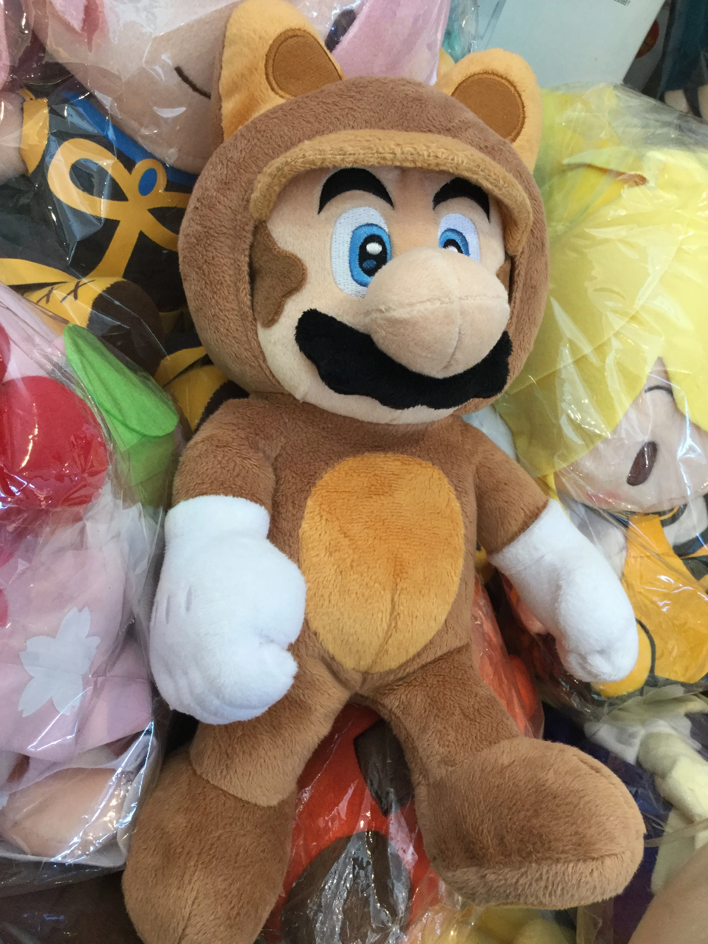 Super Mario 3D Land Mario Raccoon Medium Plush (In-stock) Educational Toy Surrealist Art