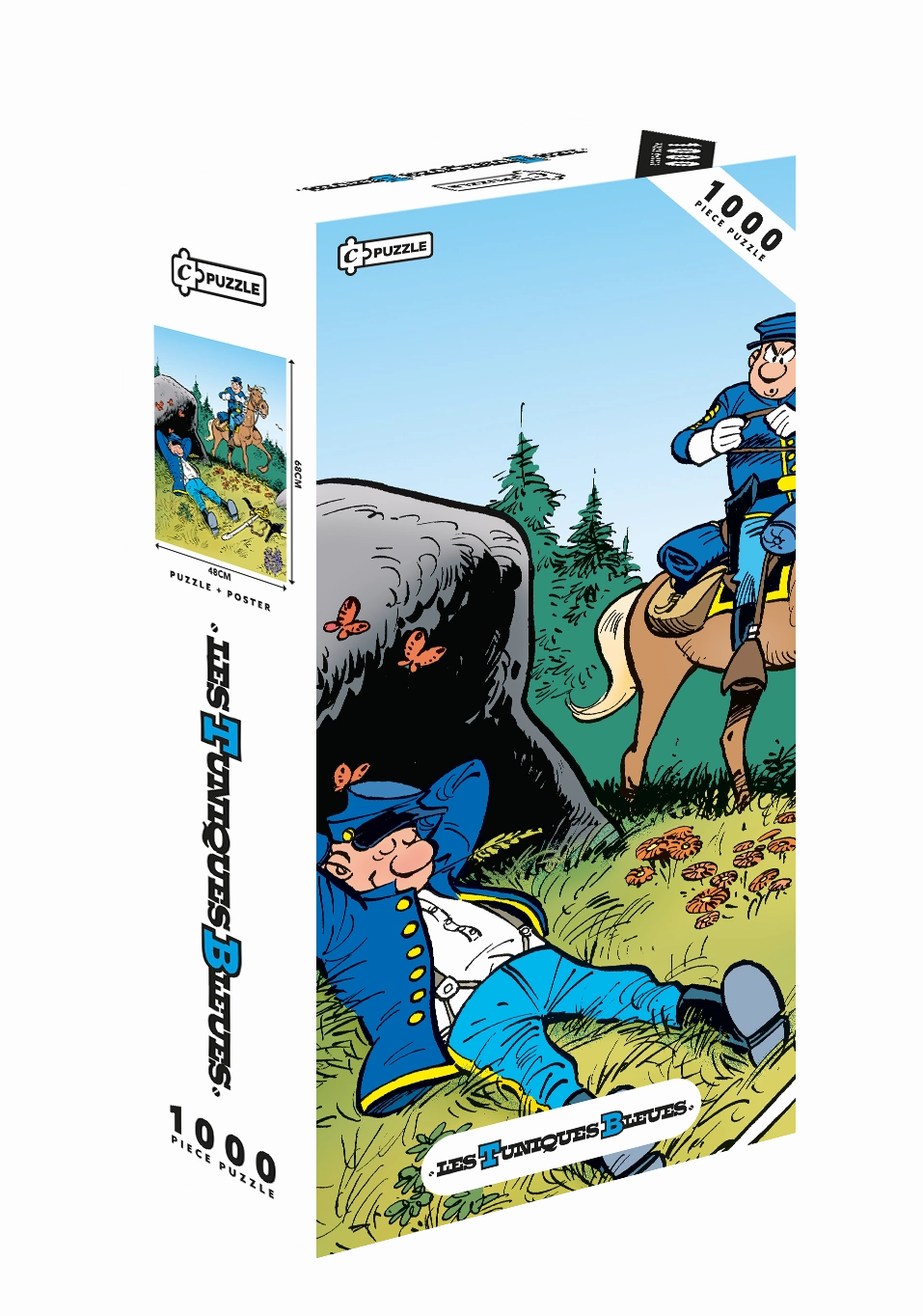 Standing Pose LES TUNIQUES BLEUES - Poster   Puzzle 1000pcs