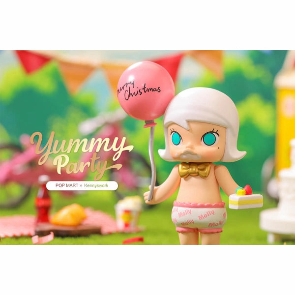 Vinyl Model Pop Mart - Molly Yummy Party Series Mini Figure