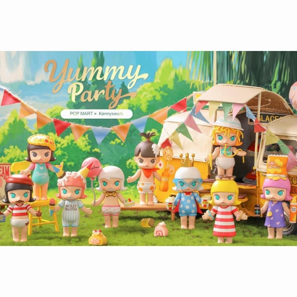Pop Mart - Molly Yummy Party Series Mini Figure Art Piece Vinyl Piece