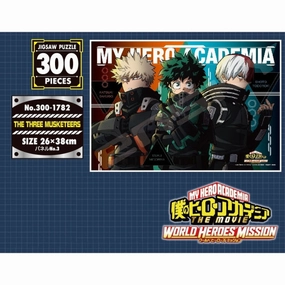Fast shipping Superhero Goods My Hero Academia THE MOVIE World Heroes Mission Jigsaw Puzzle [THE THREE MUSKETEERS] 300-1782