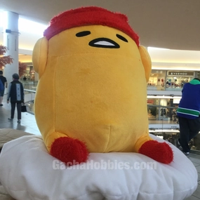 Gudetama Winter Plush with Furry Red Hat (In-stock) Paper Model