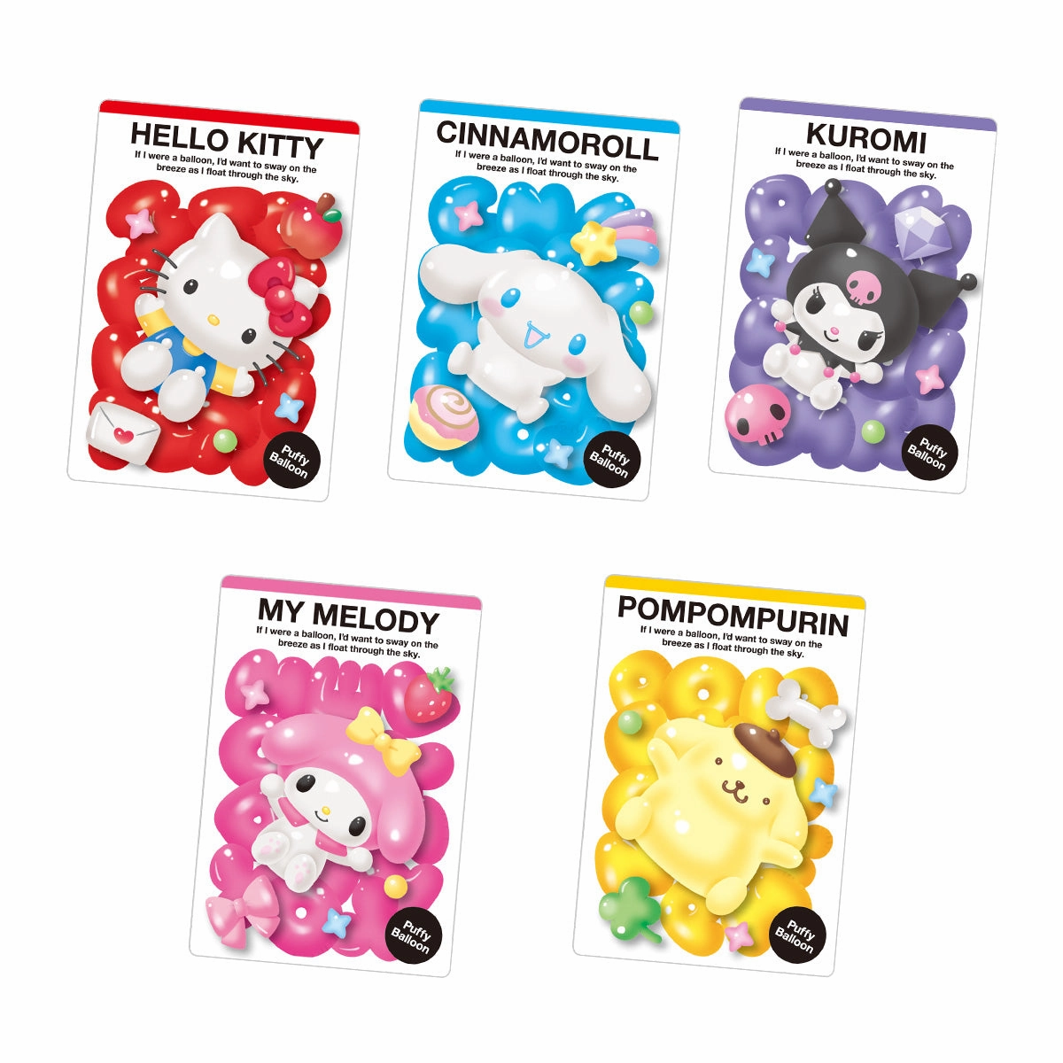 Sanrio Characters Wafer 11 (pack of 20) ?????t ? ?? Summer Toy Exhibition Ready