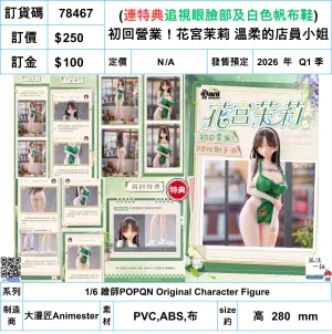 ?a:78467 <?r$250> #(?B??)???I?I?????m???? ?????T??=1/6 ?L??POPQN Original Character Figure Toy Museum PVC Toy