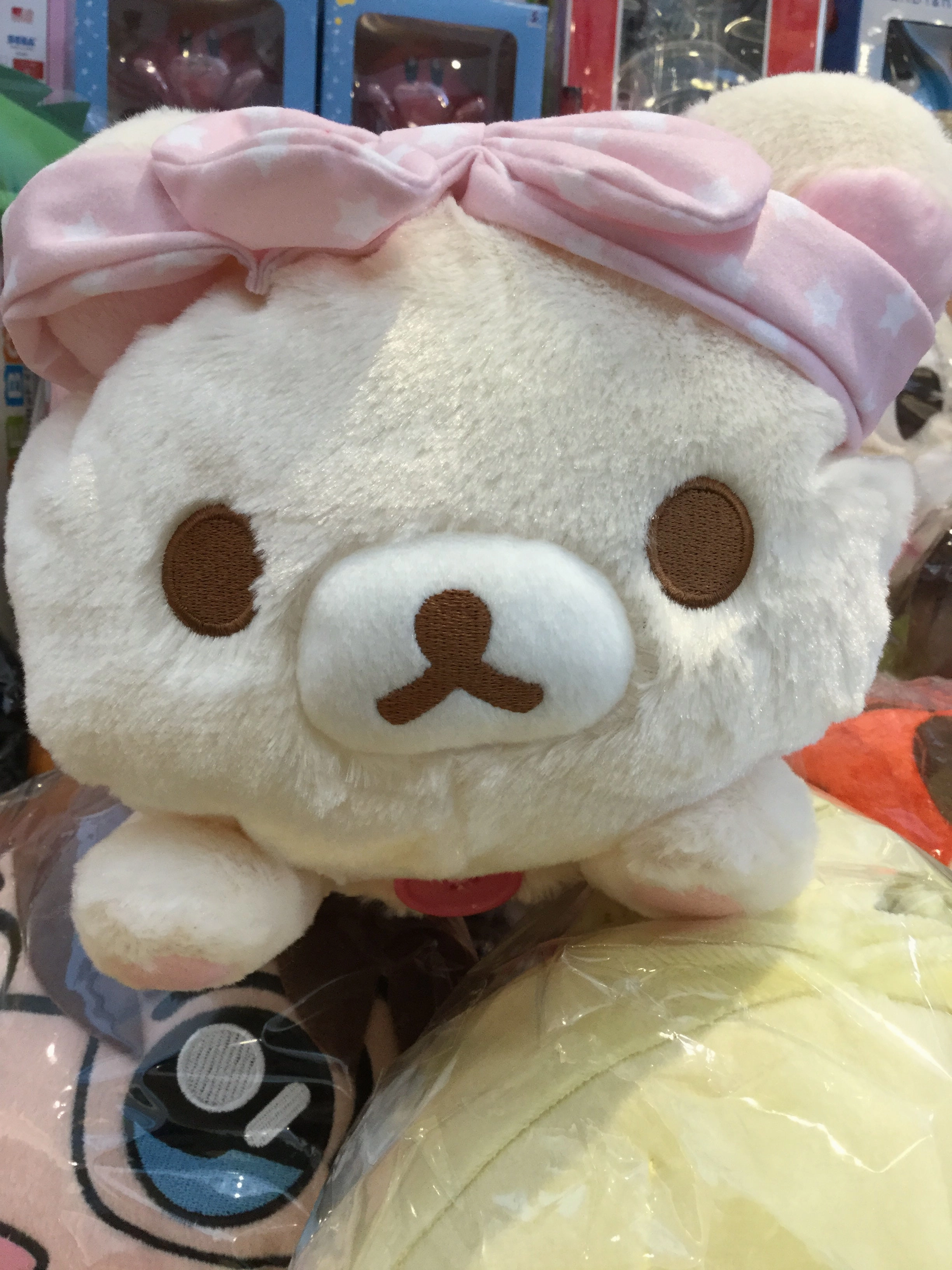 Constant Companion Themed Decor Super Soft Rilakkuma Korilakkuma Pajama Party Lying Down Tissue Holder (In-stock)