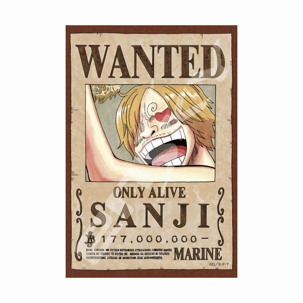 One Piece 150 pieces of puzzle << Wanted Poster - Sanji~ >> 10x14.7cm Modern Technique